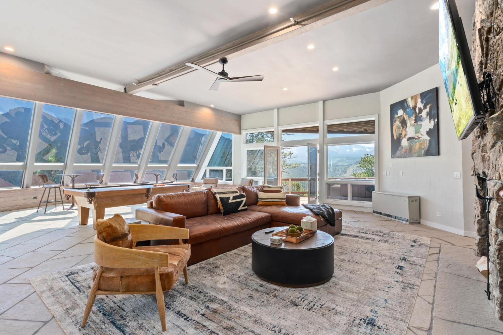 Casa De Cristal-Epic Views-Hottub-Sauna-Sleeps 10-Luxury Linens-Stocked Kitchen 埃斯蒂斯帕克 外观 照片