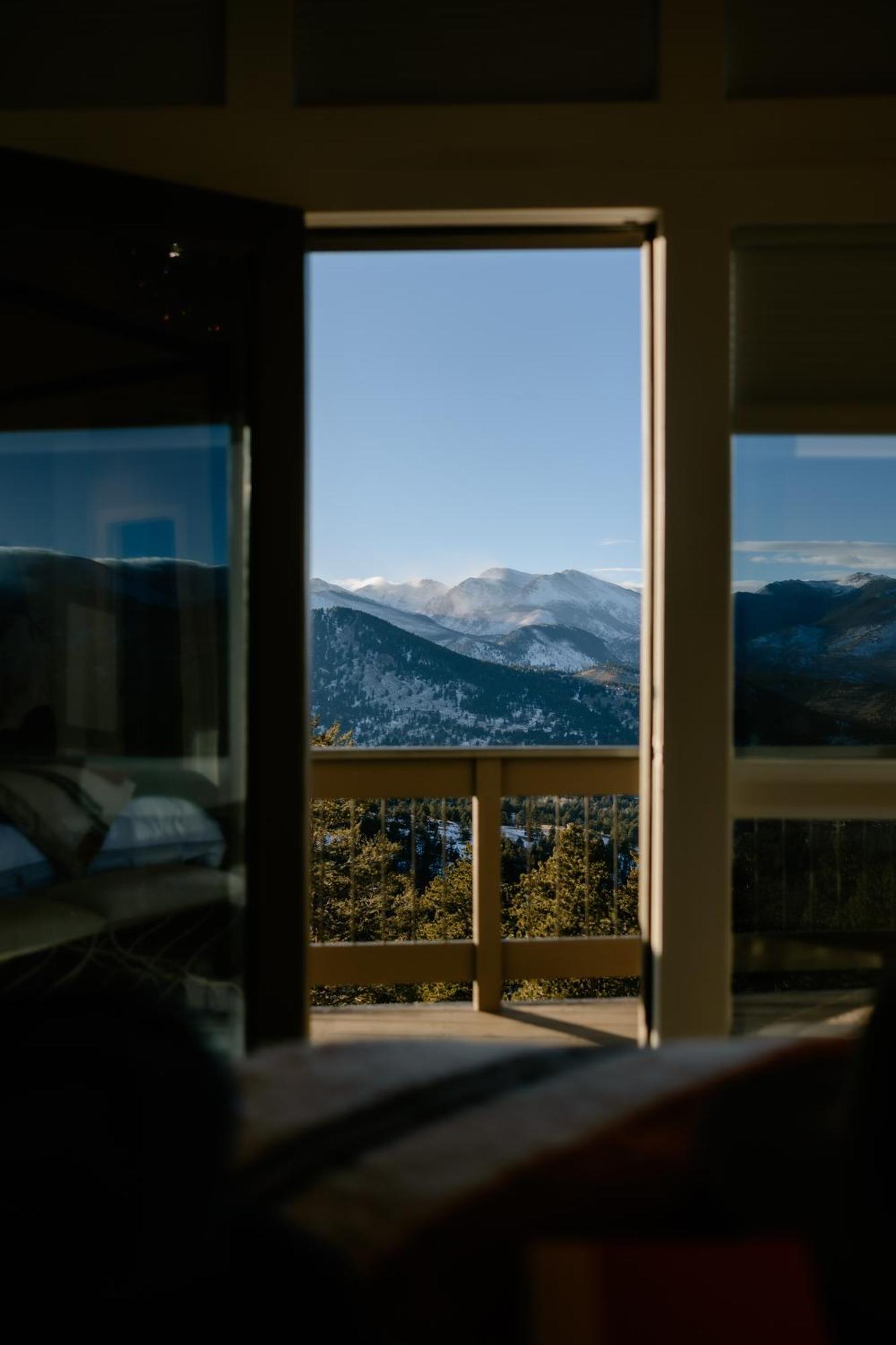 Casa De Cristal-Epic Views-Hottub-Sauna-Sleeps 10-Luxury Linens-Stocked Kitchen 埃斯蒂斯帕克 外观 照片
